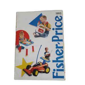 Vintage Fischer-Price Produktbroschüre 1993 (Holländische Sprache)