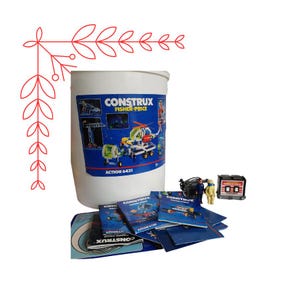 Vintage Fisher Price Construx XL Construction Set