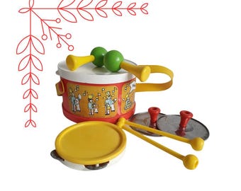 Banda de marcha vintage de Fisher Price n.° 921