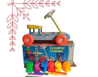 Vintage Fisher Price Boxed Creative Coaster (#987/ FPT3428)