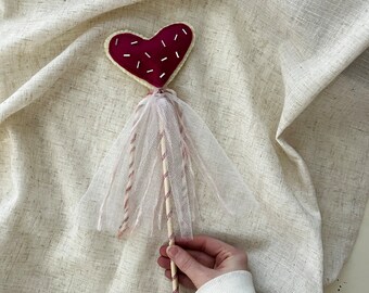 Fairy wand | sugar cookie fairy wand | hand sewn fairy wand | Toddler girl wand |