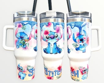 Stitch 30oz/40oz Quencher Tumbler with Optional Personalisation