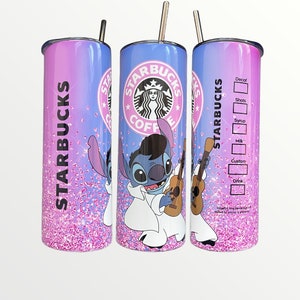 Stitch Elvis 20/30oz Insulated Skinny Tumbler with Optional Personalisation