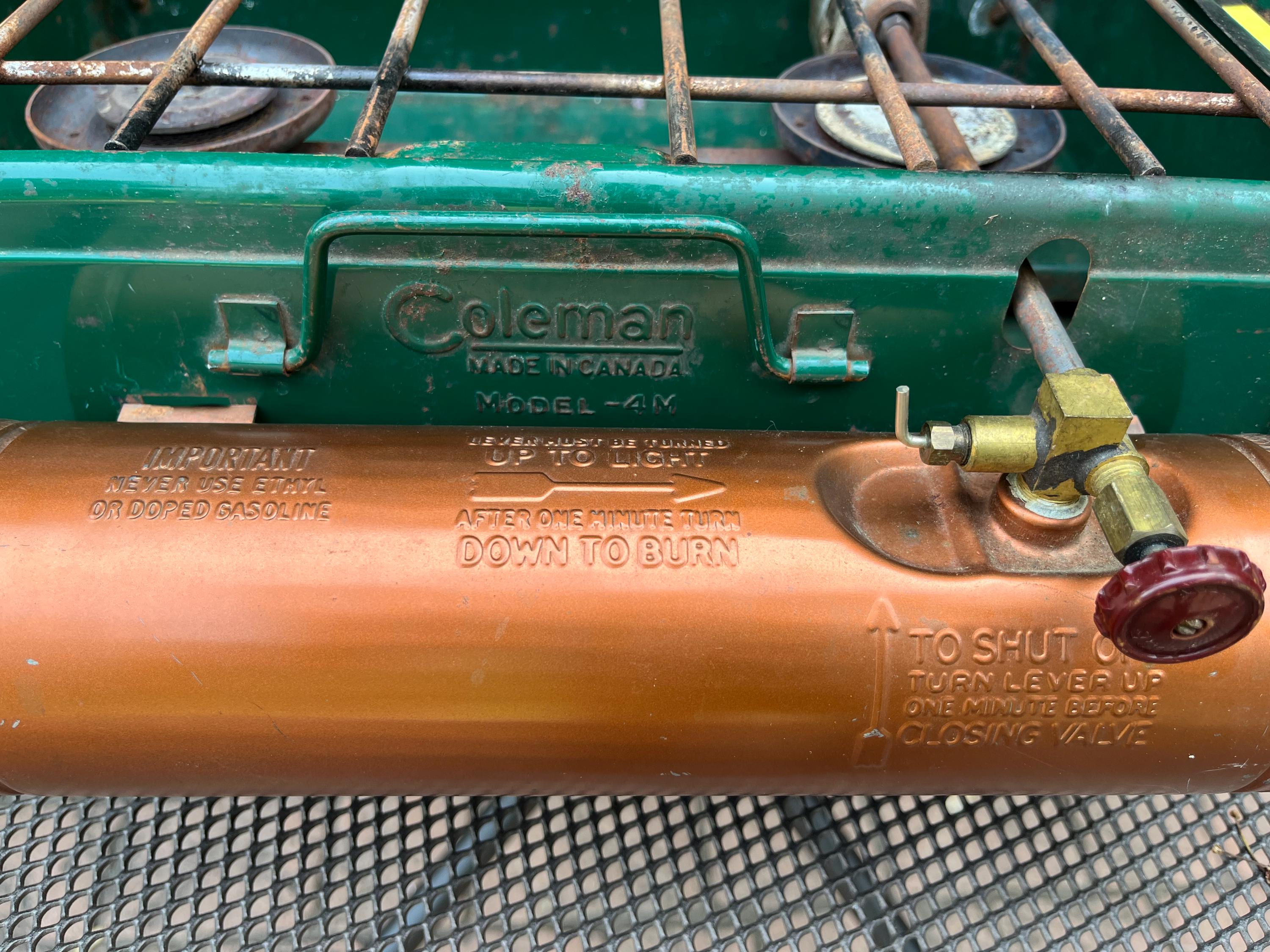 Old Coleman Heater Australia