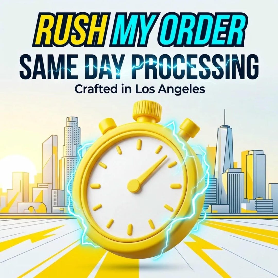 Rush Order Upgrade Same Day Processing Priority Custom Order Fast ...