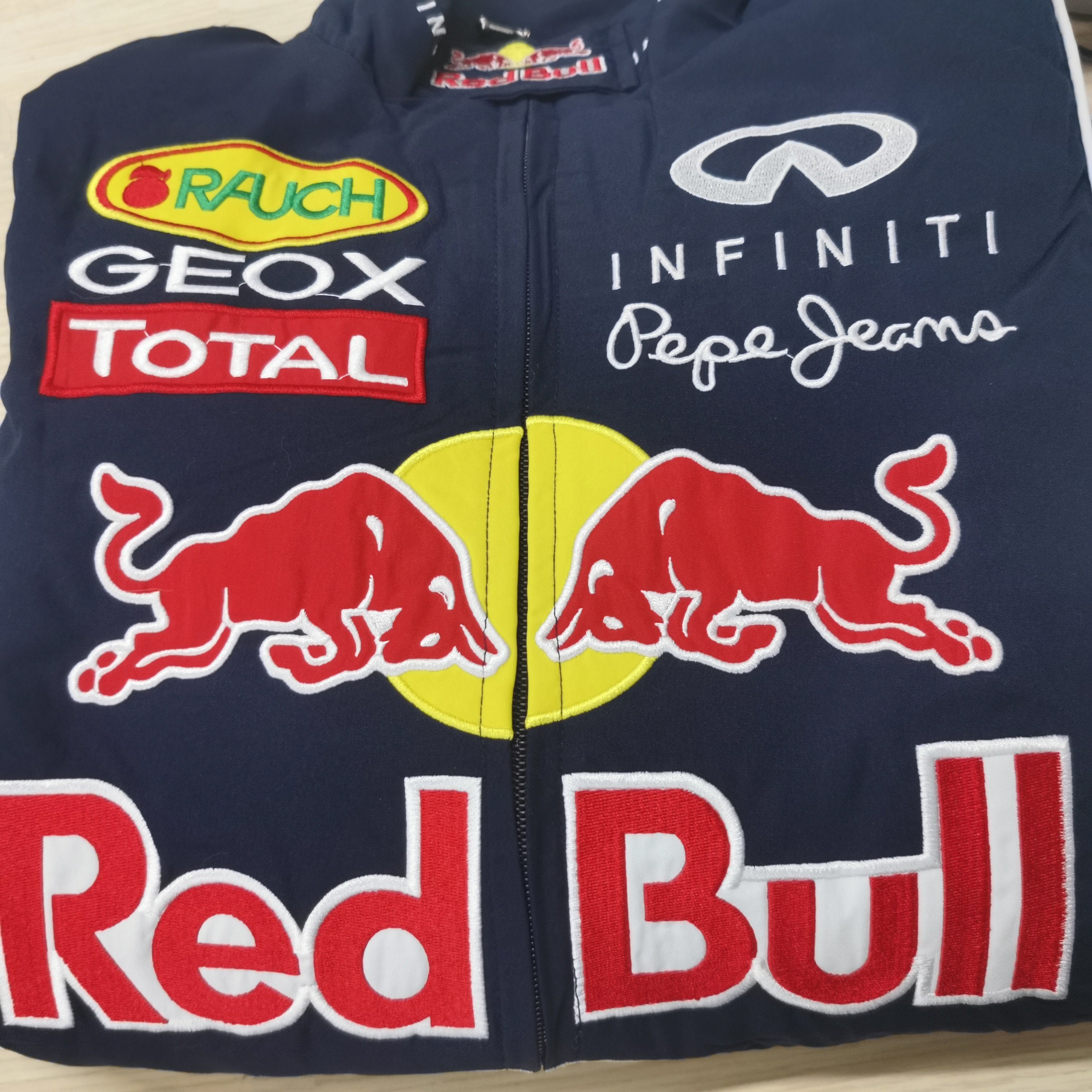 Red Bull F1 Racing Suit Red Bull Racing Embroidered Jacket Etsy Australia