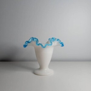 Fenton Aqua Crest Vase - Etsy - Page 2