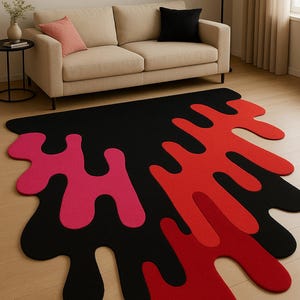 Handmade tufted rug , Multed color Fantique Carpet perfect for living room, Area Rug for Home Decor