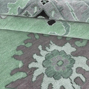 10x14 Oushak rug muted multi size 8x10/9x12/10x14 Hand-knotted Vintage Oushak Wool Area Rug for Living Room, Dining room Area rug!!