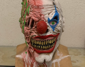 maschera da clown gelato horror halloween prop