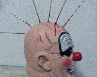 slipknot style clown TTE bolt mask knot 1999 corey halloween prop rock metal