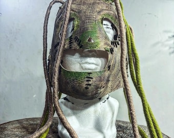 slipknot style corey converted ghost glow mask iowa 1999 halloween prop