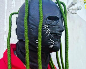 slipknot style corey iowa black mask 1999 halloween prop left behind