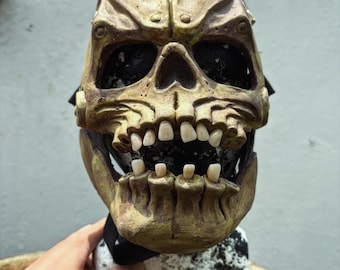 slipknot style sid skull vol 3 teeth mask iowa halloween prop 1999 metal rock