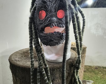 Máscara de Corey con ojos de luz LED estilo Slipknot, 25.º aniversario, accesorio de Halloween de Iowa, 1999