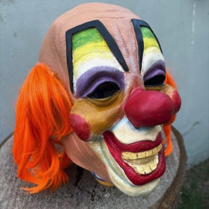 slipknot style LATEX west german clown mask
