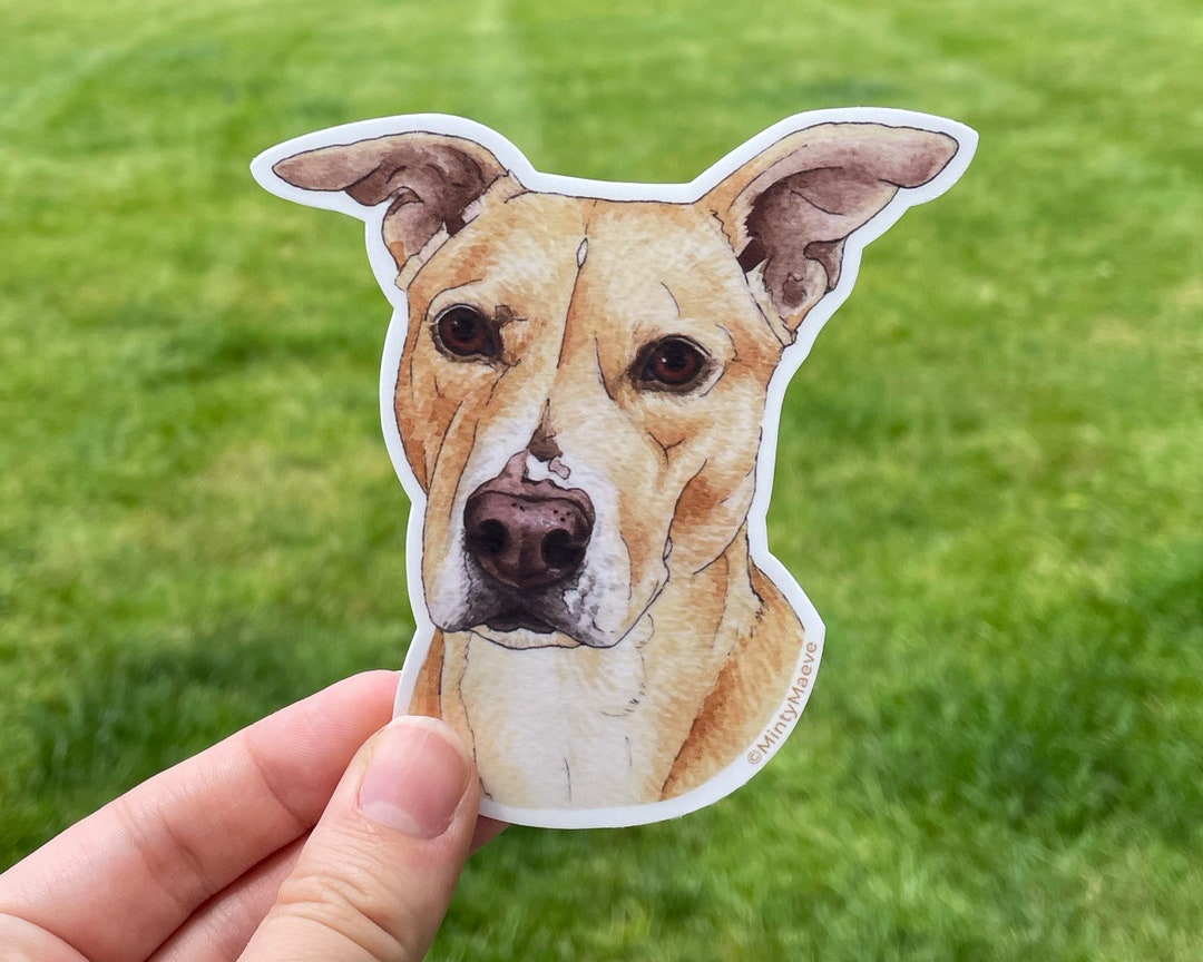 Lab Pit Mix Svg Pit Lab Mix Waterproof Sticker | Pitbull Gifts | Pitbull Dog Lover ...