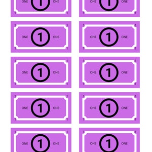Printable Play Money Full Set – Instant Download