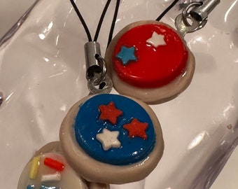 Mini sugar cookie phone charms