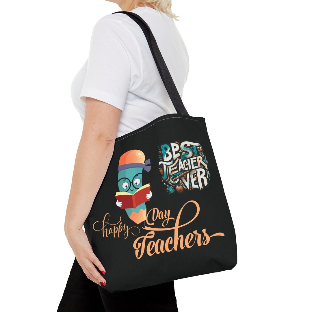 Tote Bag as Teacher Appreciation Gift for Best Teacher. Cute Teacher ...