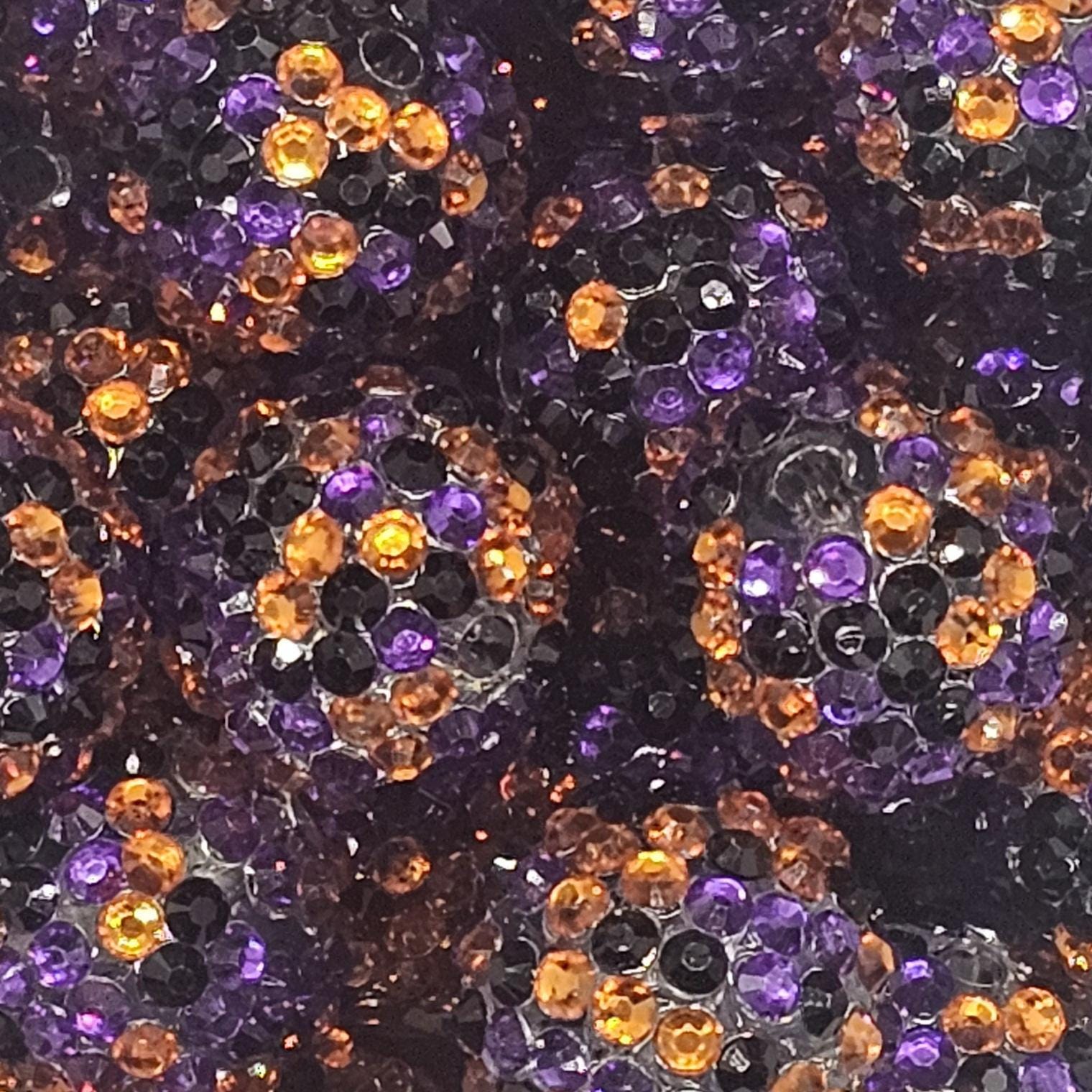6 pcs - 20 MM Rhinestone Beads - Halloween Confetti - Craft Supplies - DIY - Halloween - Fall