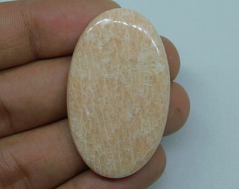 Orange Amazonite Gemstone Top Grade !! AAA+ Amazonite Cabochon Handmade Amazonite Loose Stone For Jewelry Making 51ct