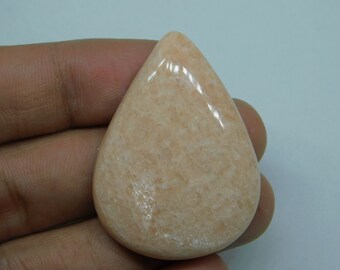 Orange Amazonite Gemstone Top Grade !! AAA+ Amazonite Cabochon Handmade Amazonite Loose Stone For Jewelry Making 63ct