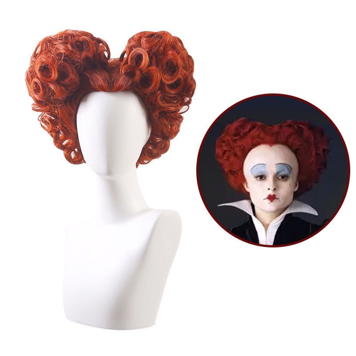 Alice in the Wonderland Queen of Hearts Wig Cosplay - Etsy