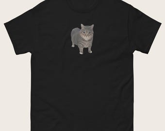 Chemise meme chat debout, chemise chat drôle, t-shirt graphique meme chat, meme chat Internet, cadeau pour amoureux des chats, t-shirt unisexe