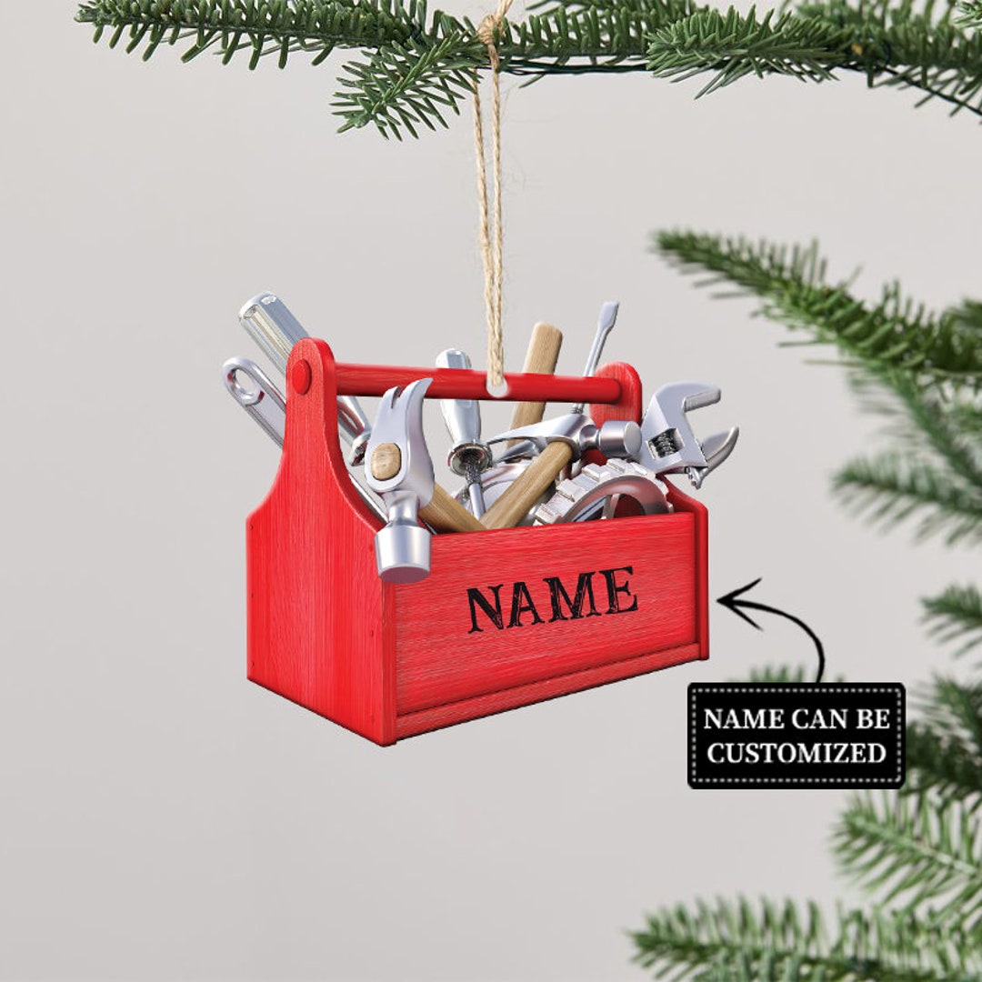Tool Box Christmas Ornament 