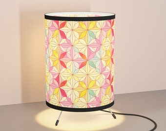 Sunny Tripod Lamp with High-Res Printed Shade, US\CA plug, Desk Lamp, Nightstand, Bedroom, Living Room, Home Decor, College Dorm