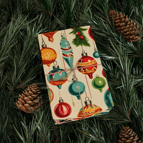 Vintage Ornament Wrapping Paper