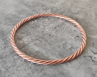 Tensor Ring New Type,Choose any Cubit,4 Twisted Wires,7 Gauge, 1/2 Cubit,for Energy Healing and Well-Being,Sacred,Lost Cubit