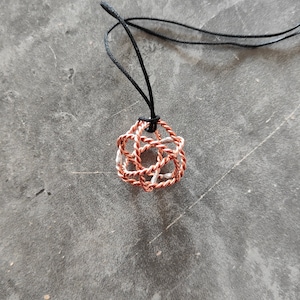 Pendant Tensor Ring Field Generator 0.9in,Choose any Cubit,14 Gauge,for Energetic Well-Being,EMF Protection and Energy Healing