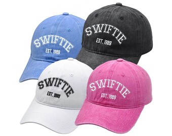 Swift Baseball Cap 1989 Embroidery hat Retro Cotton Hat Unisex Gifts From Fans