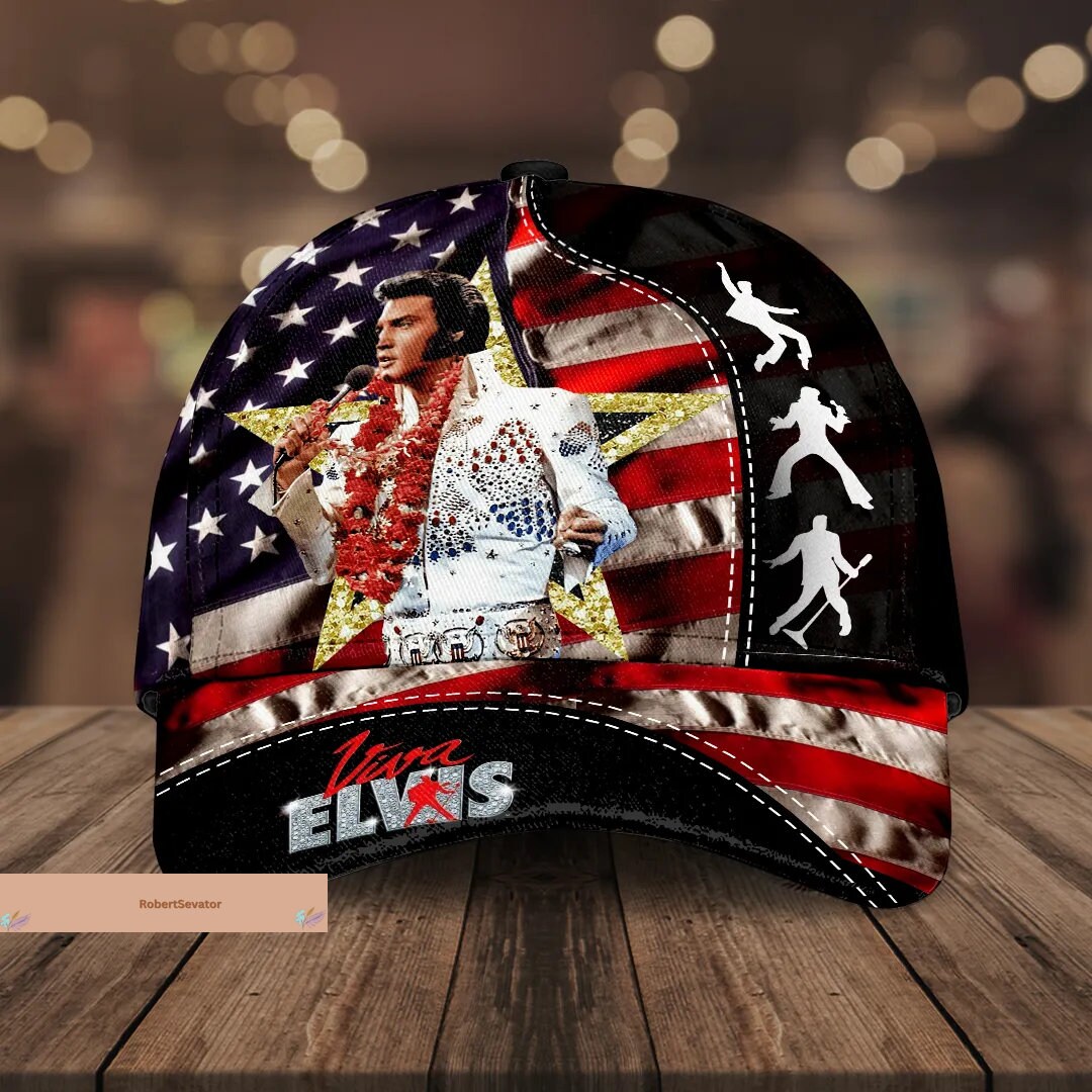 Elvis Presley Cap Elvis Presley Classic Cap the King of Rock Etsy