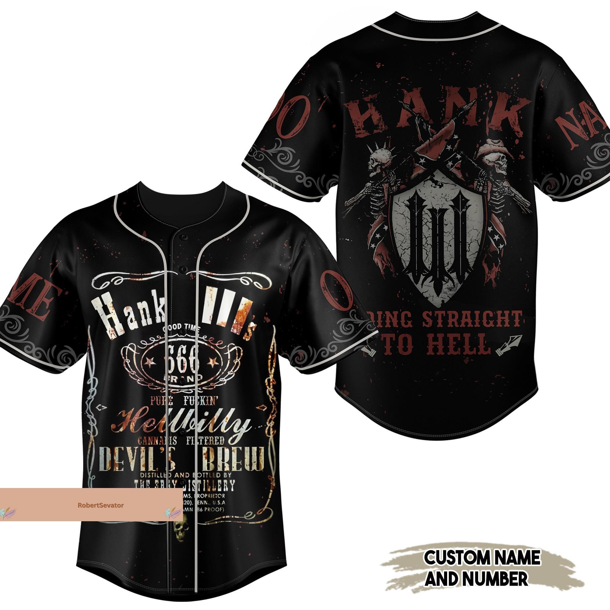 Discover Custom Hank Jr Baseball Jersey, Hank Jr Jersey Shirt