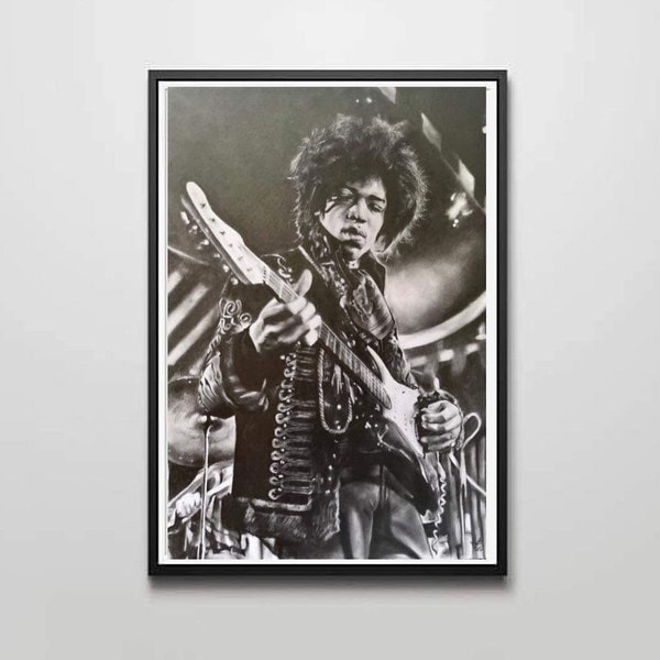 Jimi Hendrix Poster - Etsy