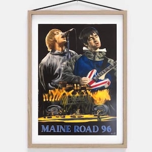 Stampa poster della Maine Road 96