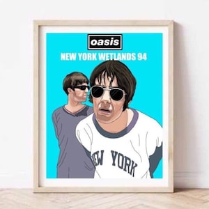 OASIS 1994年 ヴィンテージ ポスター フレーム付き タレントグッズ