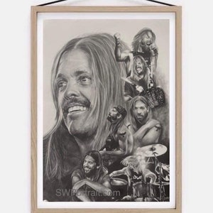 Taylor Hawkins heads print