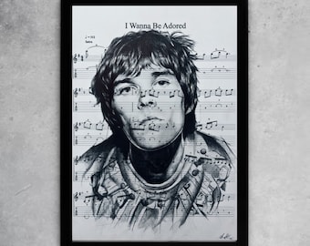 Limited edition Ian brown poster print
