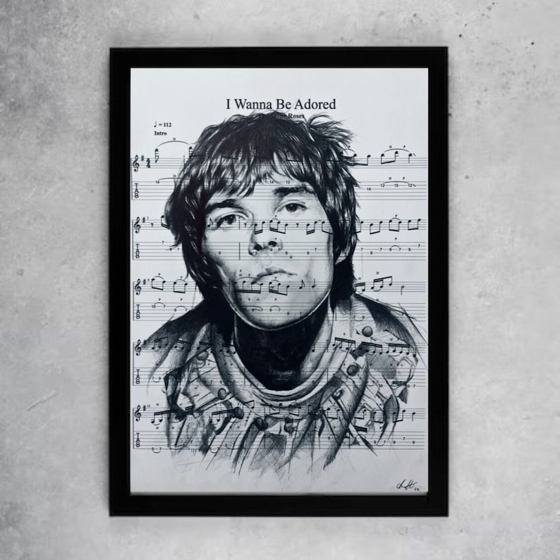 Limited edition Ian brown poster print image 1