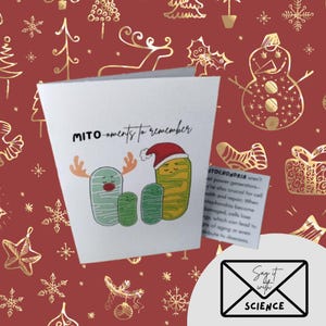 覚えておくべきMITO-ments - 面白い科学/生物学をテーマにしたクリスマスカード