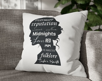 Ts Albums Pillow, Taylor Swift Home Decor, Swifty Paradise, Your Personalized Space, Taylor Swift Mercandise