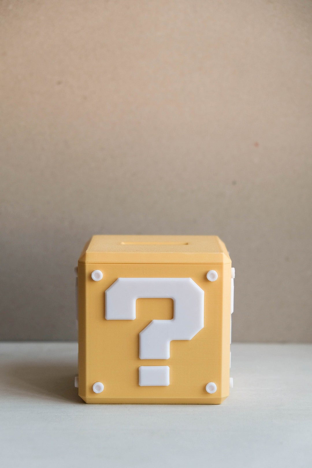 Super Mario Piggy Bank With Lid Etsy