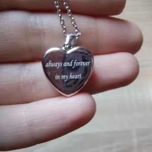 Louis Heart Locket  Engraved and Photo Personalized – Roro Arabia