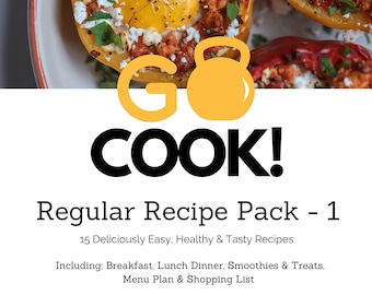 Weight Loss Recipe Pack | Healthy Meal Plan, Breakfast, Snacks (Digital Download)