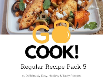 Healthy Recipe Pack | Meal Prep Cookbook, Shopping List
