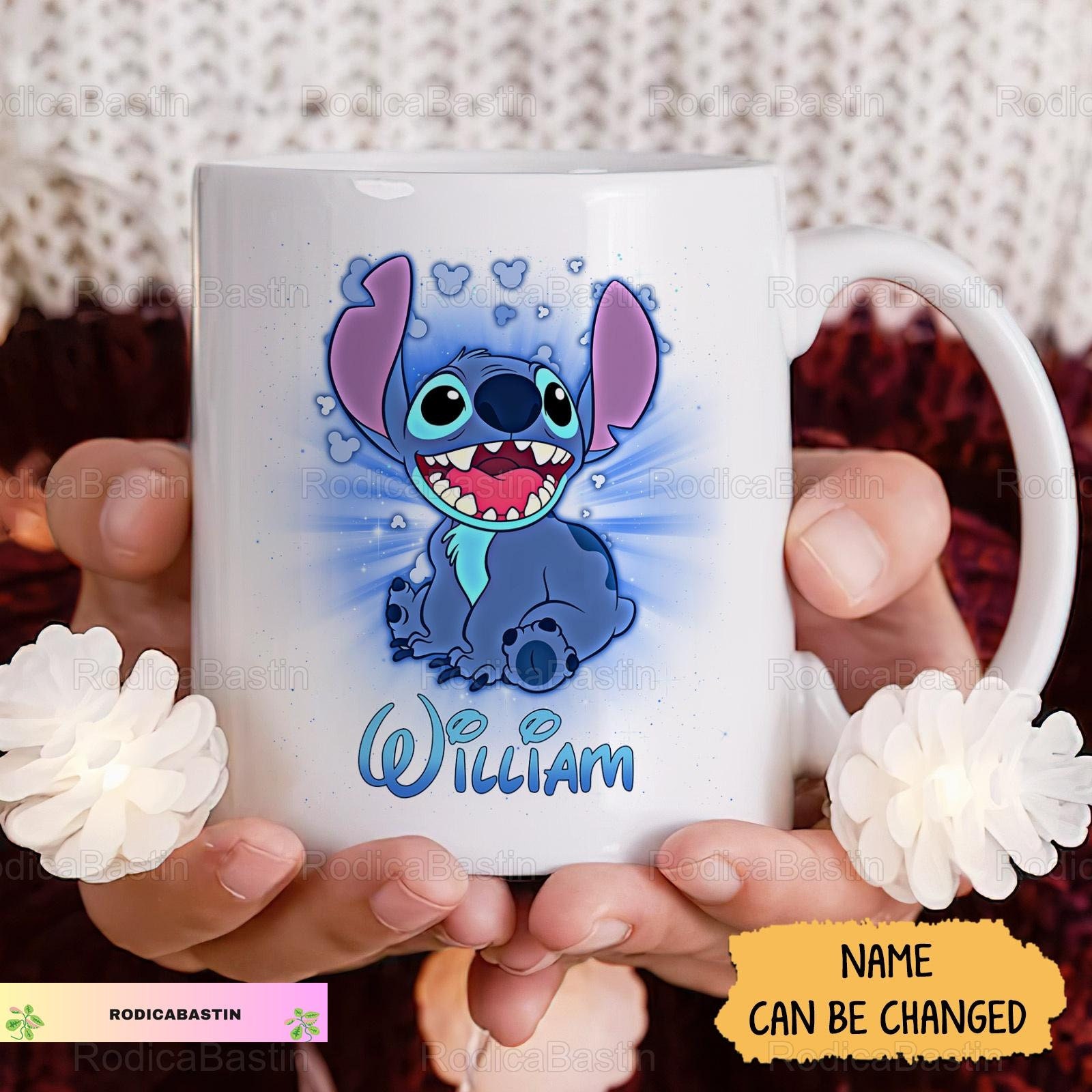 Personalized Disney Lilo and Stitch Coffee Mug, Cute Gift for Her